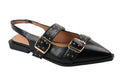 Slingback Zwart