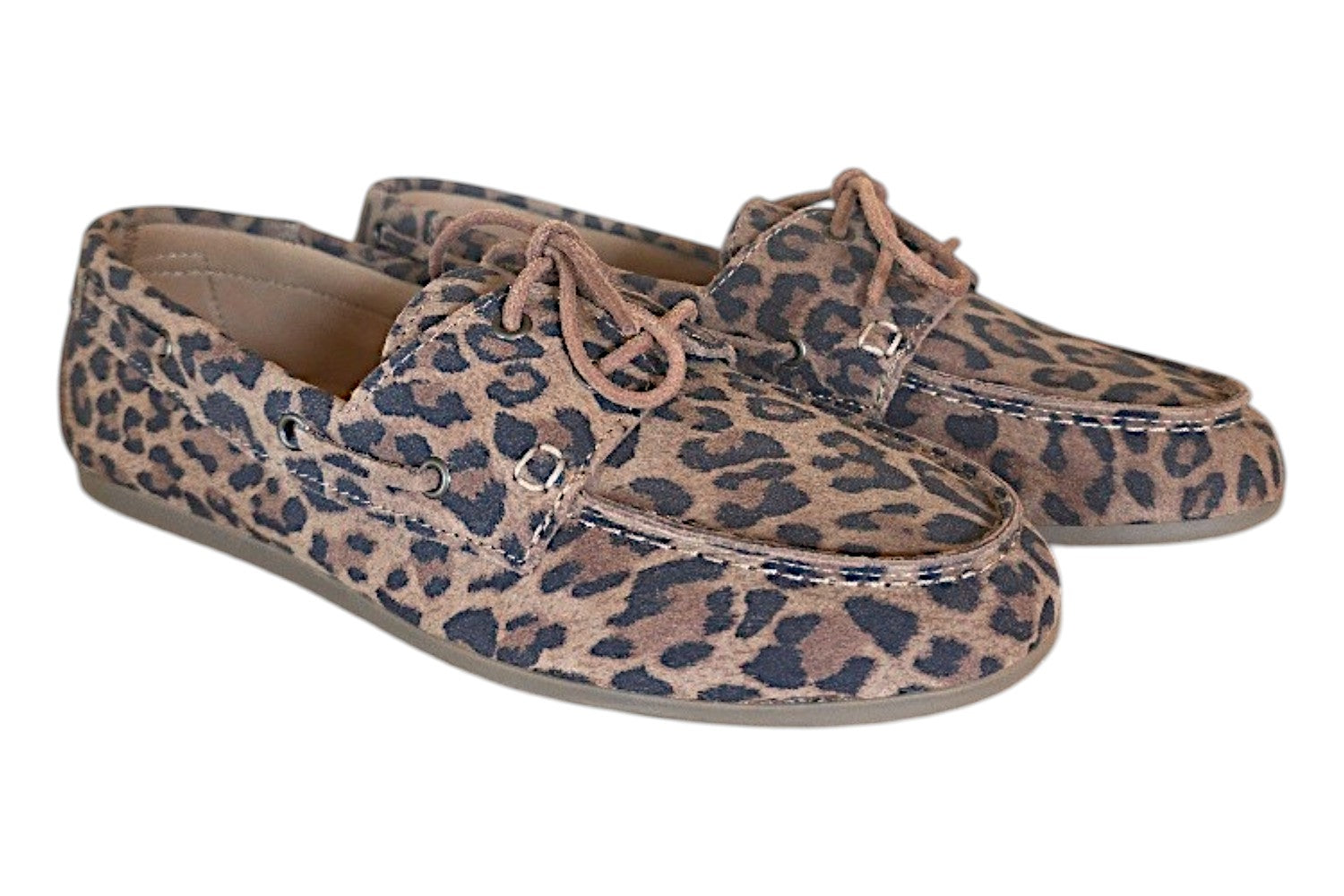 Mocassin Leopard Suede