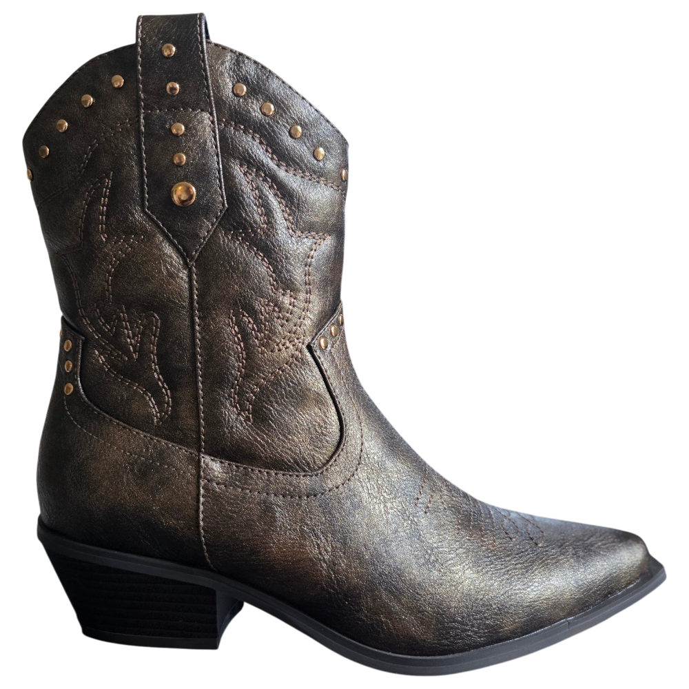 Dames western boot Brons