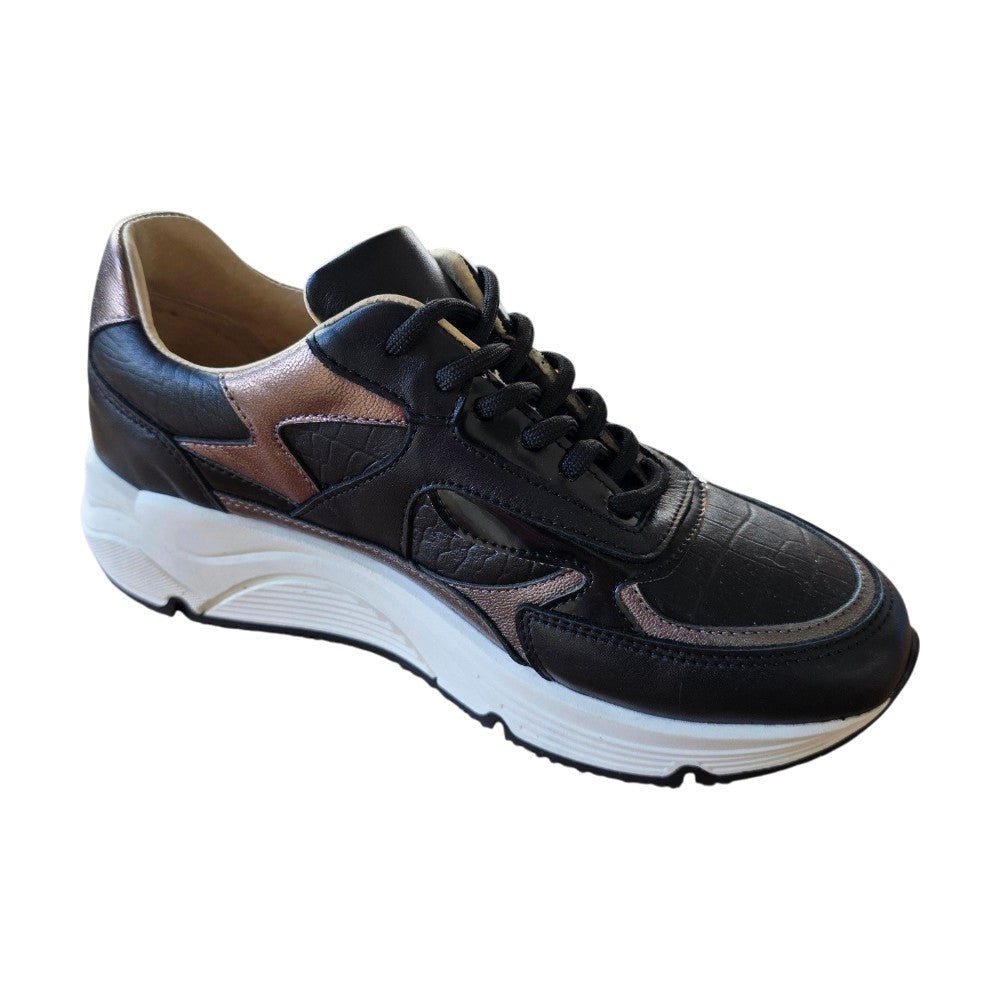 Dames sneaker 849 leer Zwart