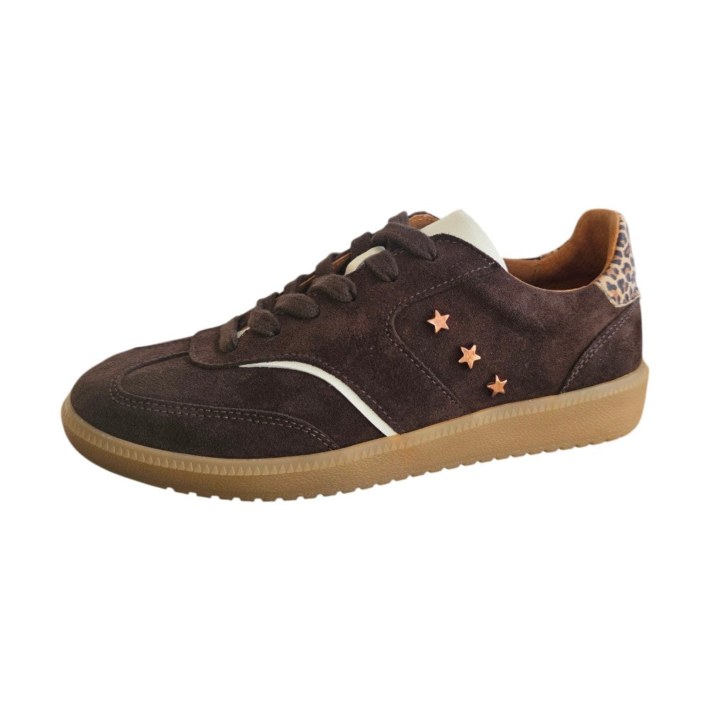 Dames sneaker 850 suede Donker Bruin