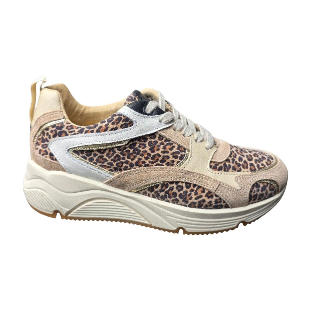 Dames sneaker 851 Luipaard Leer + Suede